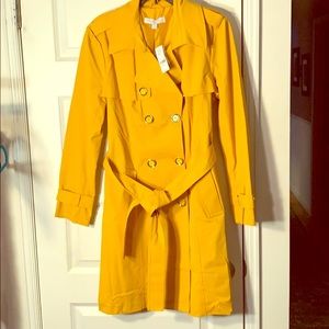 Mustard Yellow Trench Coat